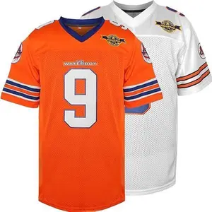 Waterboy jersey # 9 Bobby Boucher Adam Sandler 50th Anniversary Movie Mud Dogs Bourbon Bowl Football Jersey Waterboy Mud Dogs Football Jersey sandler movie jersey swap rugby