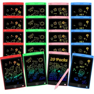 20 Pack LCD Writing Tablet for Kids - Erasable and Reusable Toddler Doodle Board in 8.5 inch, Ideal Drawing Pad for Learning Toy for Ages 3-8, Gift for Girls Boys (20 Pack)