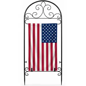 Garden Flag Holder 1P, Heavy Duty Metal Yard Flag Stand for Outside, 40in x 16in Flags Stand Pole Fits Max 14in x 22in Flags - Outdoor Lawn Decor(Without Flag)
