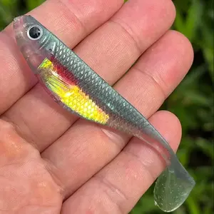 Ultimate Soft Realistic Fish Lure Pack of 5, Handmade Fishing Bait, Artificial Fish Soft Lures, High-Quality Fishing Accessories