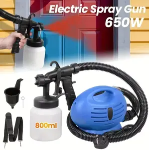 Electric Spray Gun Paint Sprayer, Painting Tools, Electric Spray With 3 Patterns, Painting Tool For Home Furniture Renovation Interior Exterior Fence Door, Cabinets And Walls