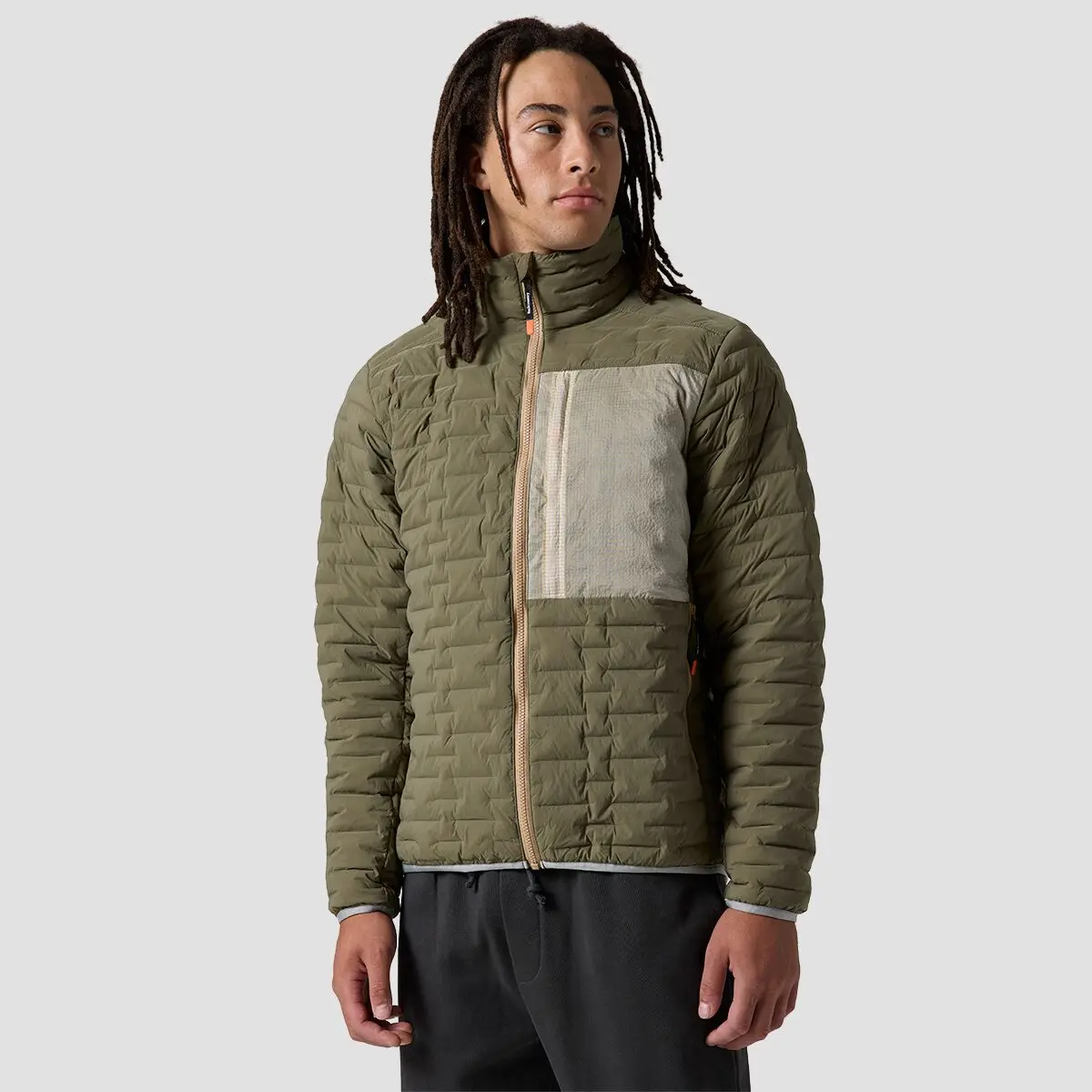 Backcountry Peale Primaloft Stitch-Free Baffle Stretch Jacket - Men's, Long Sleeve, Fabric