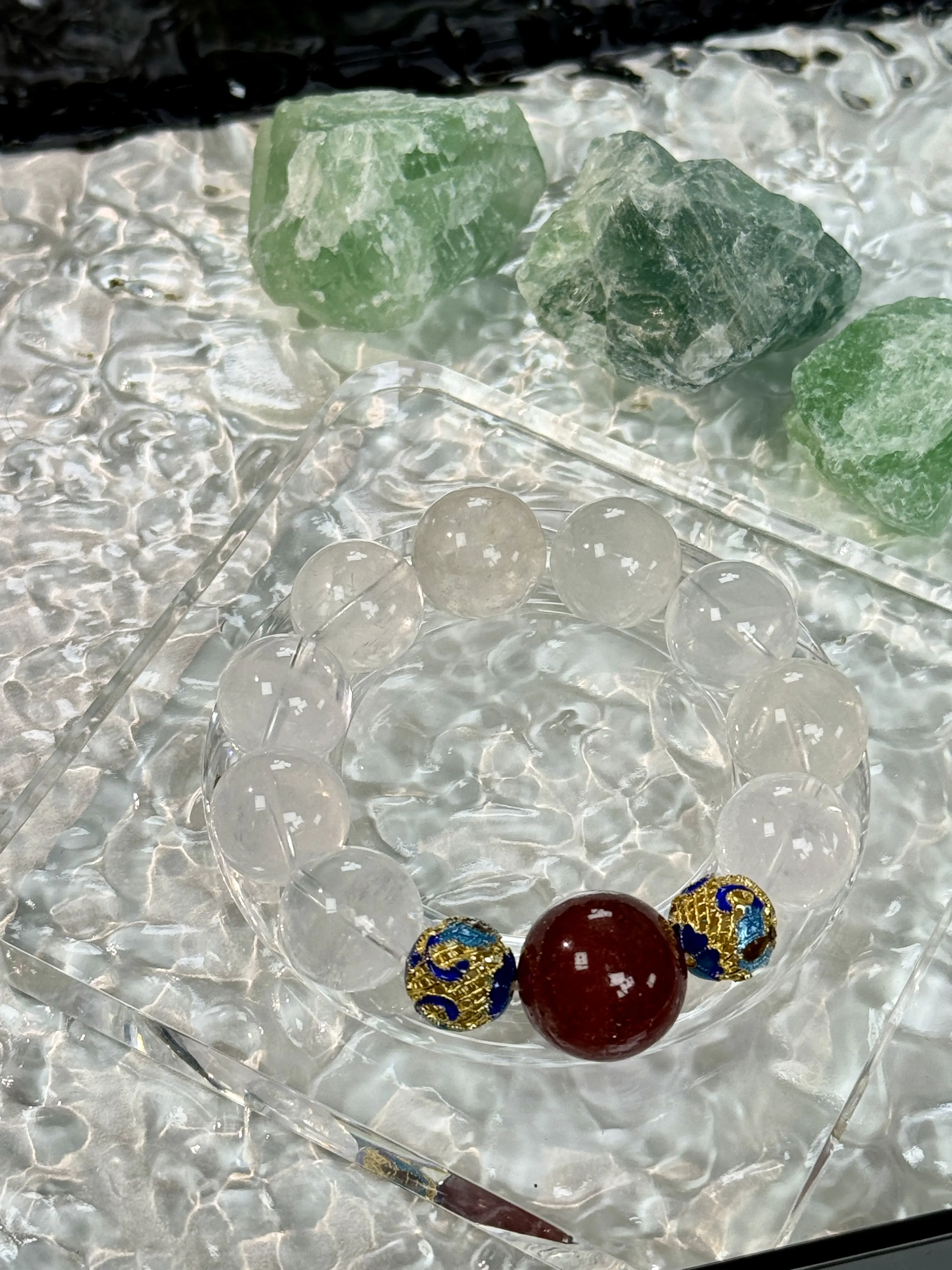 Red strawberry crystal