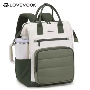 LOVEVOOK Laptop Backpack for Women, 15.6 Inch Work Backpack purse for Nurse Teacher, College Back to School Bookbag for Teen Girls, Personal Item Travel Bag Computer Daypack for Daily Commute.Christmas Gift Ideas,