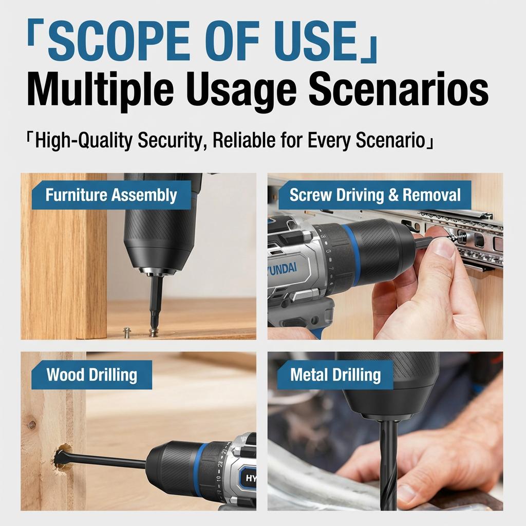 12 PCS 1/4" Hex Premium HSS Twist Drill Bit Set, 2-6.5mm Impact Drill Bits for Impact Driver Electric Drill, High Hardness Power Tool Accessories with Storage Case