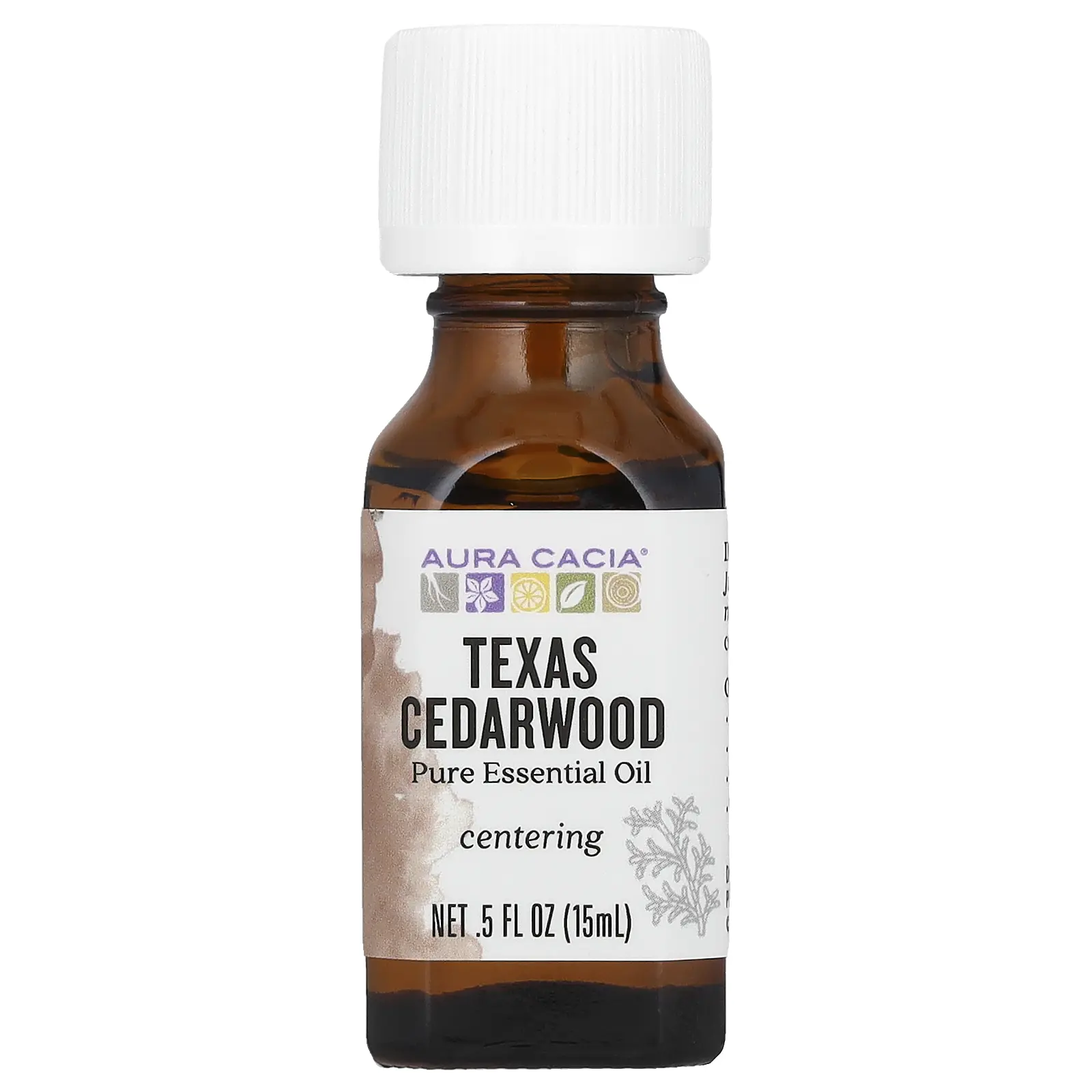 Aura Cacia Pure Essential Oil, Texas Cedarwood, 0.5 fl oz (15 ml) Aura Cacia Pure Essential Oil, Texas Cedarwood, 0.5 fl oz (15 ml)