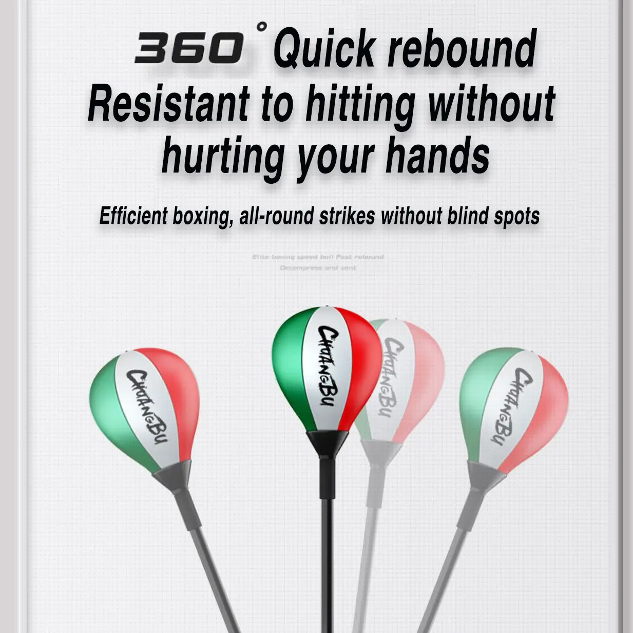 Boxing Reflex Ball, Boxing SpeedReflex Ball, Body Exercise, Speed BalAdjustable,360° Rebound, HomeBoxing Target, Standing Punching Bag,Training Equipment, Stress ReliePunching Bag, Stress Reduction