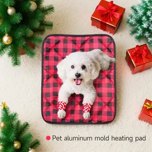 New Christmas Winter Pet Bed Mat, Self-Heating Warm Cat Dog Cushion, Thermal Insulation Pad for Pets, Cozy and Comfortable Pet Nesting Area