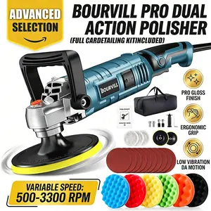 【3-year warranty】Buffer Polisher, 1600W 7 Inch Rotary Buffer Polisher Waxer, 7 Variable Speed 500-3300 RPM, Detachable Handle for Car, Boat Sanding, Polishing, Waxing Tool Box Tool Kit Heavy Duty#fathersdaygift