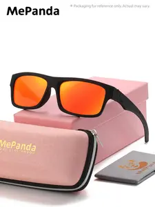 MePanda Unisex Literary Same Polarized Sports Colorful Film Dustproof Outdoor Travel Sports Sunglasses Functional Suitable For Fashionable Dressing UV400