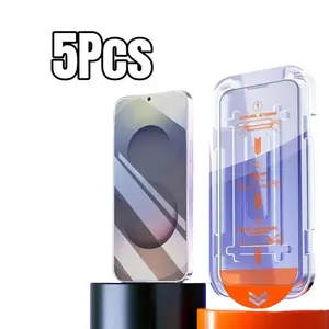 Tempered Glass Phone Screen Protector with Matte Hydrogel Film, Anti-fingerprint Coating Phone Screen Protective Film, Phone Accessories for iPhone 16 Pro Max/16 Pro/16 Plus/16/15/14/13/12/11, Cover