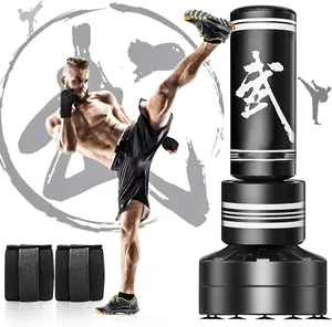 Heavy Punching Bag with Stand Adults Teens,70" Free Standing Boxing Bags,Kickboxing Training Equipment Bags for Men Training Thai Fitness Karate