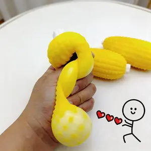 Corn Squishy Stress Toy, Super Soft Slow Rising Simulation Corn Squeeze Toy, Novelty Fidget Toy for Anxiety Relief, Cute Decompression Gift for Kids & Adults