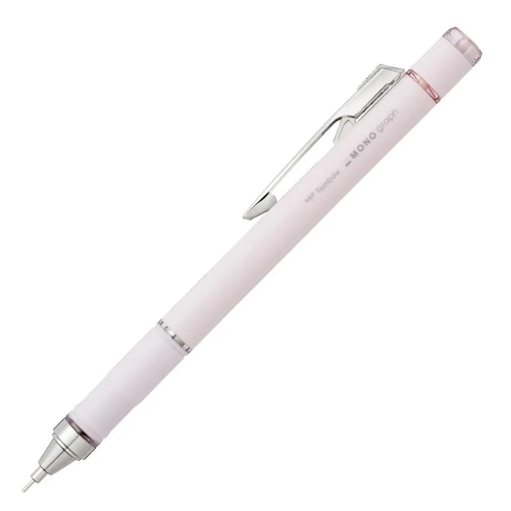 Tombow Mechanical Pencil, 0.5mm, MONO Monograph Grip (Soft Fit Grip for Anti-Fatigue), Ivory DPA-151A