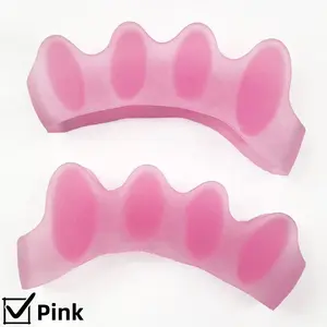 Silicone five-toed overlapping toe separator thumb valgus aligner toe care pinch foot male and female toe protector cover