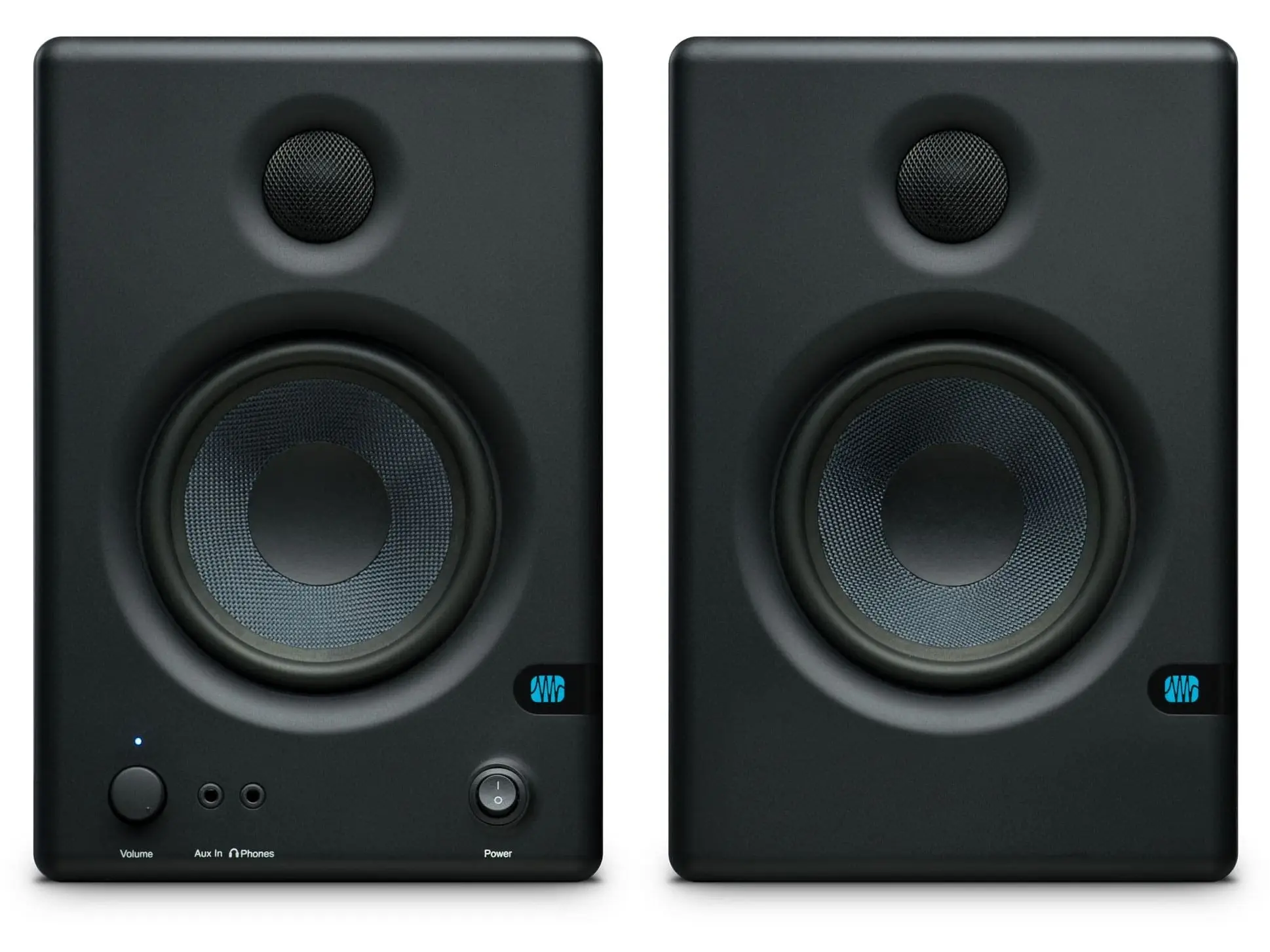 PreSonus Eris E4.5 Active Studio Monitors – 50W Bi-Amp 4.5" LF Driver, Pair