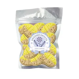 Bubs Banana Foam Ovals – Swedish Candy | Soft & Chewy | Sweet & Fruity | Vegan | No Fillers Snack Bonbon Protein Sugar Bite