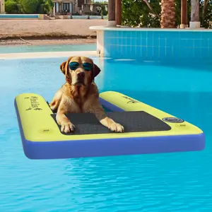YITAHOME Dog Water Ramp Inflatable Dog Floating Ladder for Pools Boats Docks Dog Floats for Pool Lakes Boats Docks