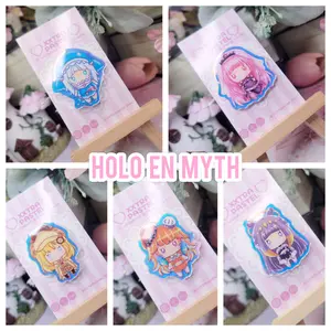 XXTRAPASTEL-Holographic Vtuber Holo-En Gen 1 Acrylic Pins