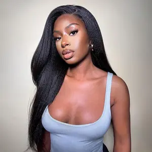 Cheetah Beauty U Part Wig Human Hair Straight/Body/Deep/Kinky Straight/Yaki Straight Wigs For Black Women Upgrade U Part Wigs Wear and Go Glueless No Sew in Half Wigs  Human Hair Natural Color #FallFreshness