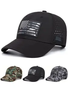 2025 Fashion Creative Personalized Mesh Hat, with American Flag Labeling Outdoor Cycling Mountain Climbing Sports Sunshade Hat Street Pop Skateboarding Hip Hop Hat Daily Life Leisure Commuting Wear Decorative Baseball Hat Baseball Caps