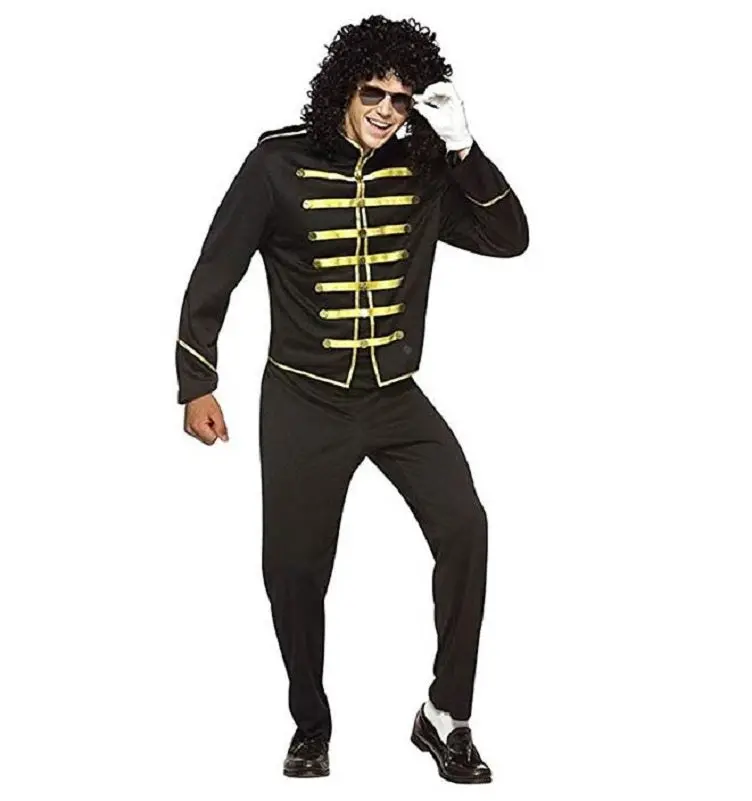 Black/Gold 80's Pop Star - 1980's - My Chem - Costume - Men