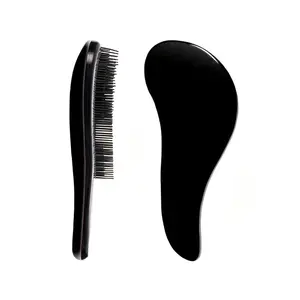 Anti-static Air Cushion Detangler Comb Wide Tooth Fluffy Hair Brush Scalp Massager No Tangle Smooth Hair Comb Suitable for Long Curly Hair Wigs Extensions Wet Dry Daily Party Use
