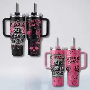 $uicideboy$ Greyday Custom Tumbler 40 oz 20 oz Tumbler With Handle