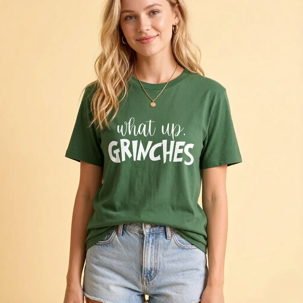 Women's Cotton Initial Lettering Short-Sleeve Round Neck Fitted Cropped Tee - Comfortable Summer Casual Top for Daily Wear, Shortsleeve, Initial Lettering Women's T-Shirts