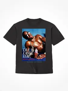 Live Laugh Lube - Black T-Shirt