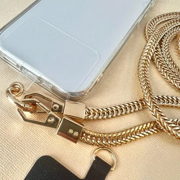 gold chain phone lanyard - TikTok Shop