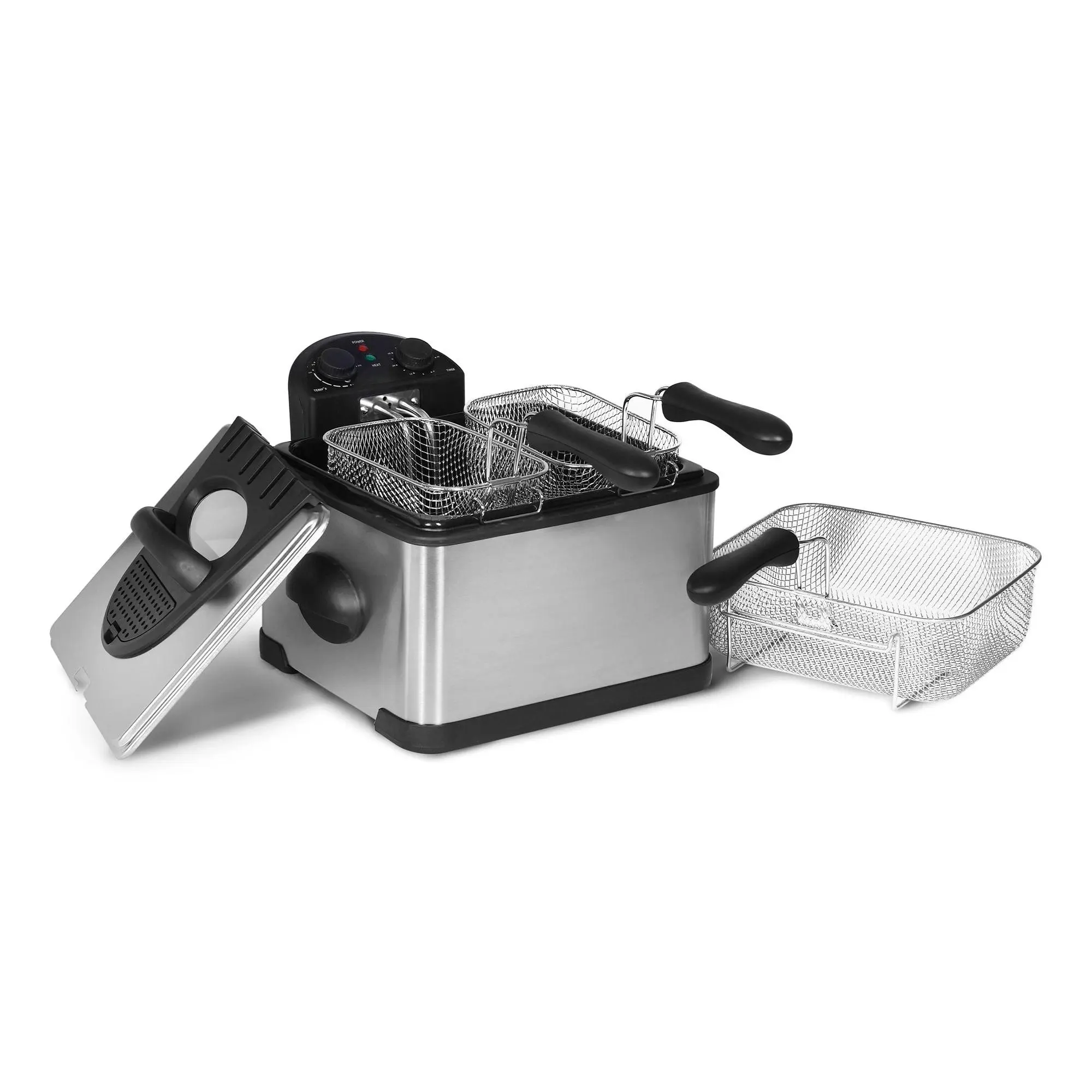 MegaChef 4-Quart Stainless Steel Electric DeepFryer MegaChef 4-Quart Stainless Steel Electric DeepFryer
