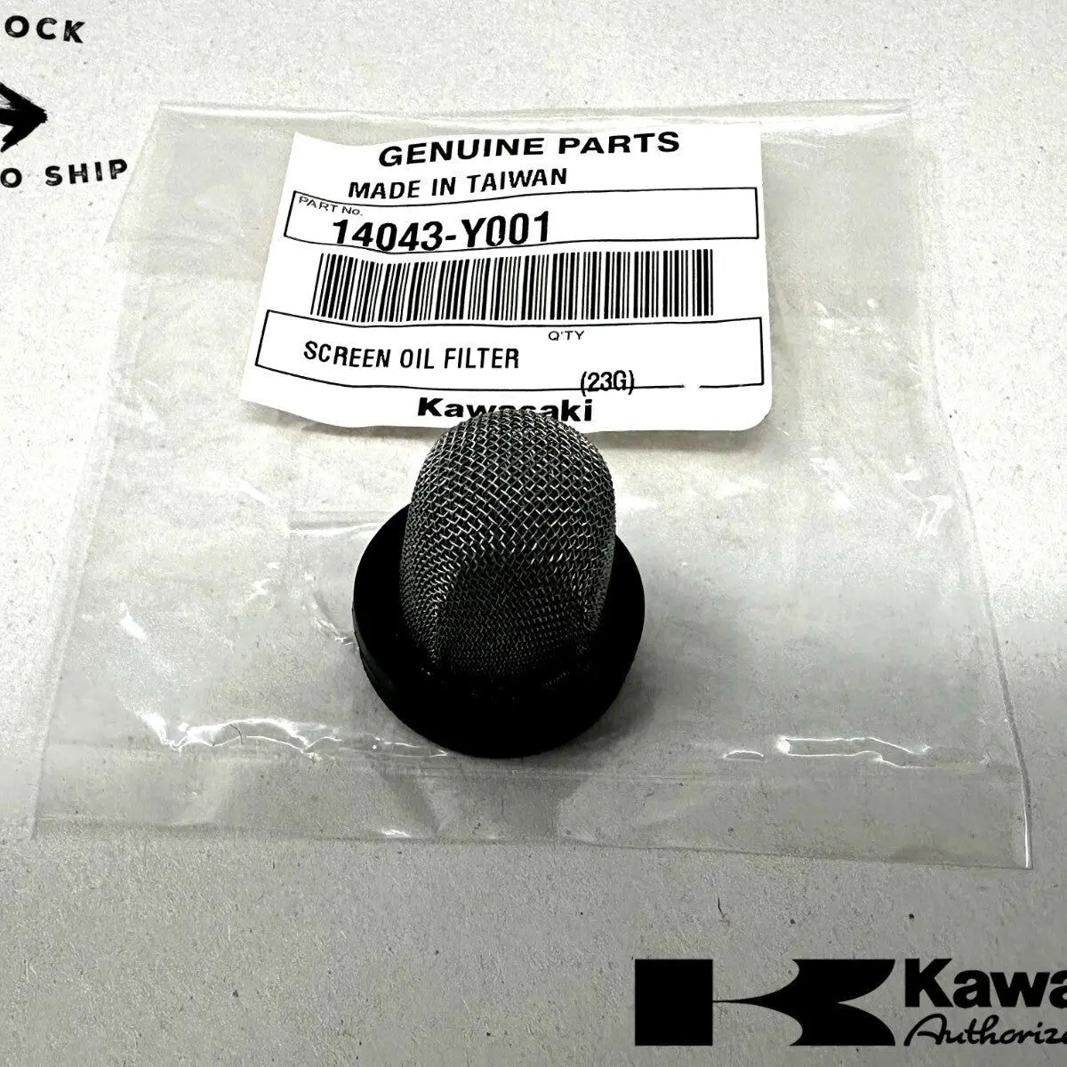 Kawasaki Genuine OEM Oil Filter 14043-Y001