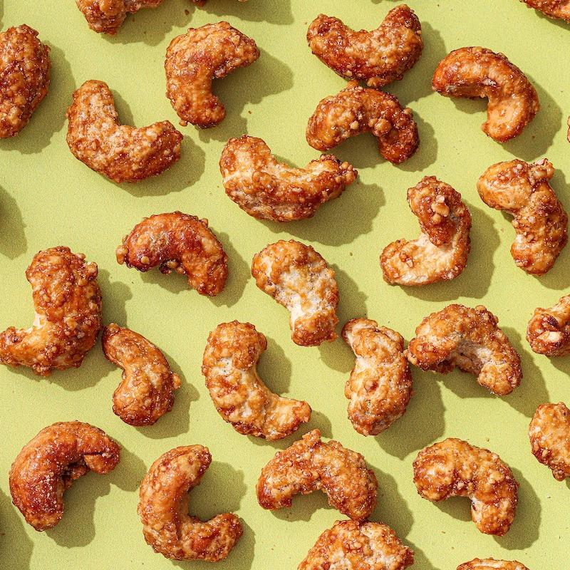 YAY NUTS Butter Toffee Pecans, Cashews, Almonds & Peanuts – Crunchy, All-Natural, No Preservatives, Made in USA – Guilt-Free Snacking with Real Ingredients - 12 oz each (340g)