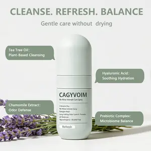 CAGYVOIM Fresh Intimate Skin Spray – Odor Control, pH-Balanced & Itch Relief | Instant Feminine Freshness Spray
