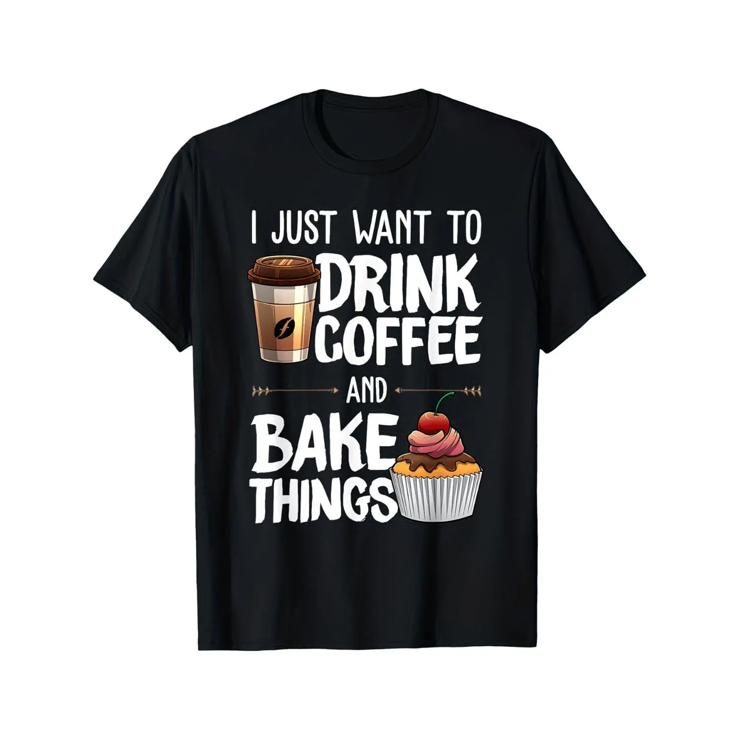 Enjoyable Baking Gift for Men and Women Who Love Coffee and Baking T-Shirt