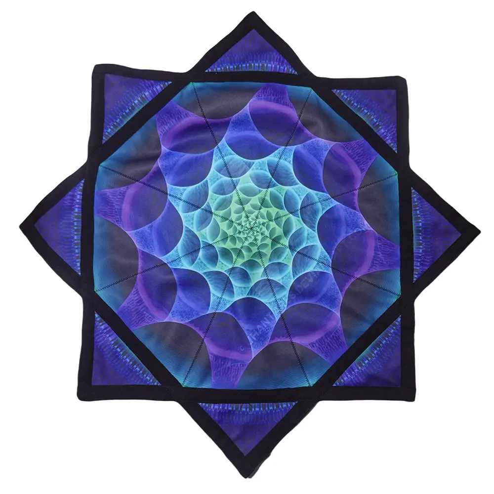 Flowstar dapo flowchakra double-sided printing with large flowing waves of stars with fluorescent effect Home Decor Ornaments Interior Decoration Accessories