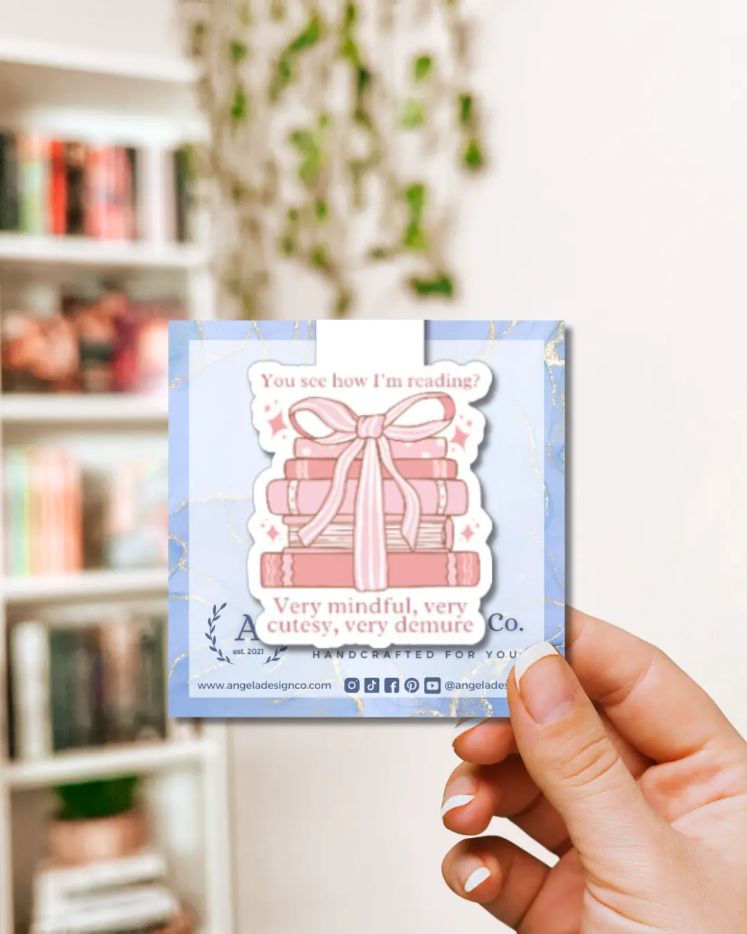 Demure Magnetic Bookmark
