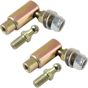 Throttle Disconnect Quick Release Ball Joint 10-32 In Female Thread Throttle Cable Ball End Steel Carburetor Linkages 2 Pcs