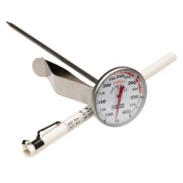 CDN IRXL400 ProAccurate Insta-Read Stainless Steel Kitchen Thermometer, Kitchen Utensil for Candy & Deep Fry Use