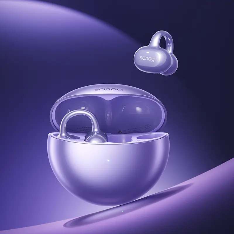Sanag S6S Ultra Clip-On Earbuds | Ultra-Light, No Sound Leak, IP67