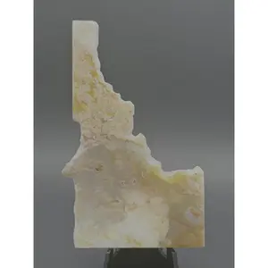 Idaho Magnet - Hand Carved From Natural Plume Agate (IPAM2)