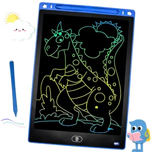 12 Inch LCD Writing Board for Kids, Electronic Drawing Board and Doodle Board, Perfect Birthday Gift for 3-8 Year Old Boys and Girls, Back to School Supplies for Children (Blue), Digital Drawing Tablet, Digital Drawing Pad, LCD Writing Tablets