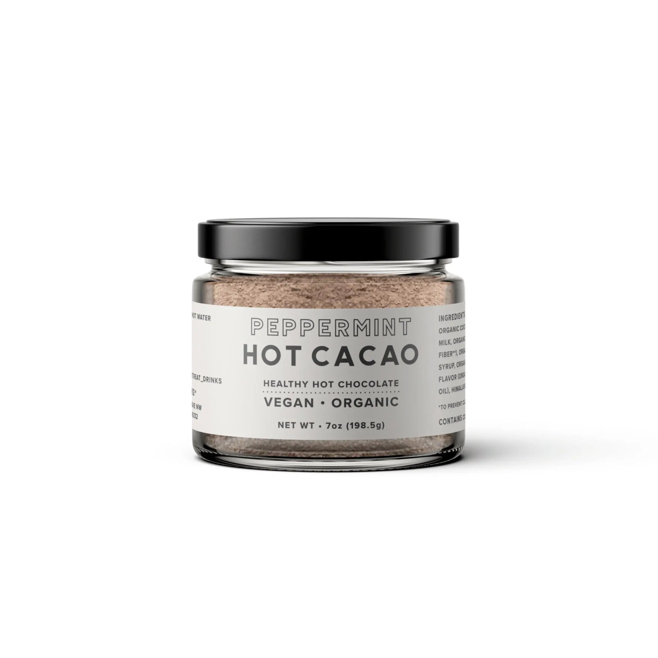 Peppermint Hot Cacao 8oz Jar