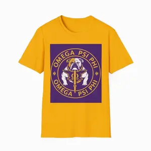 Omega Psi Phi Unisex Softstyle T-Shirt | Greek Apparel, Sorority Wear, Multicultural Events, Graduation Gift, Greek Life, Que Dog, Omega