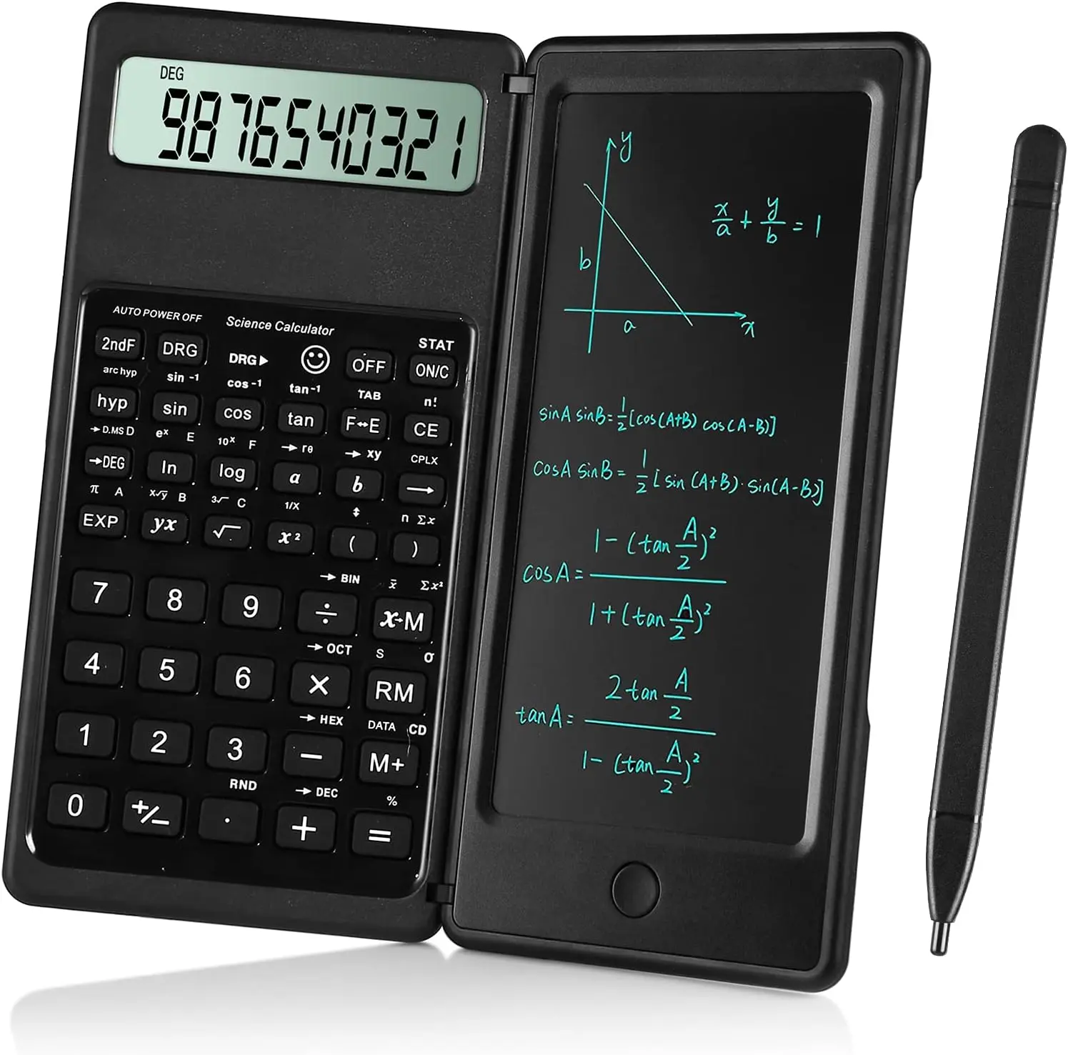 Scientific Calculators for Students, 10-Digit Large Screen, Math Calculator with Notepad, Classroom Must Haves for Middle High School Supplies & College