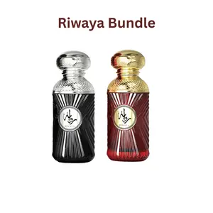 Riwaya Bundle | Riwaya Elegance By Sahari Eau De Parfum 100 ML (3.4 FL OZ) Women | Riwaya Radiance By Sahari Eau De Parfum 100 ML (3.4 FL OZ) Men