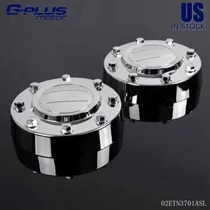 Fit For 2011-2016 Dodge Ram 3500 1-Ton Dually Silver Front Wheel Center Caps