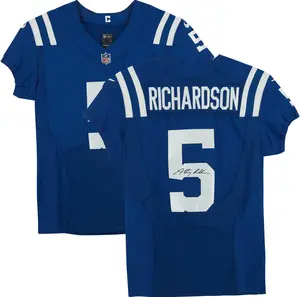 Anthony Richardson Indianapolis Colts Autographed Blue Nike Elite Jersey - Fanatics Authentic Certified