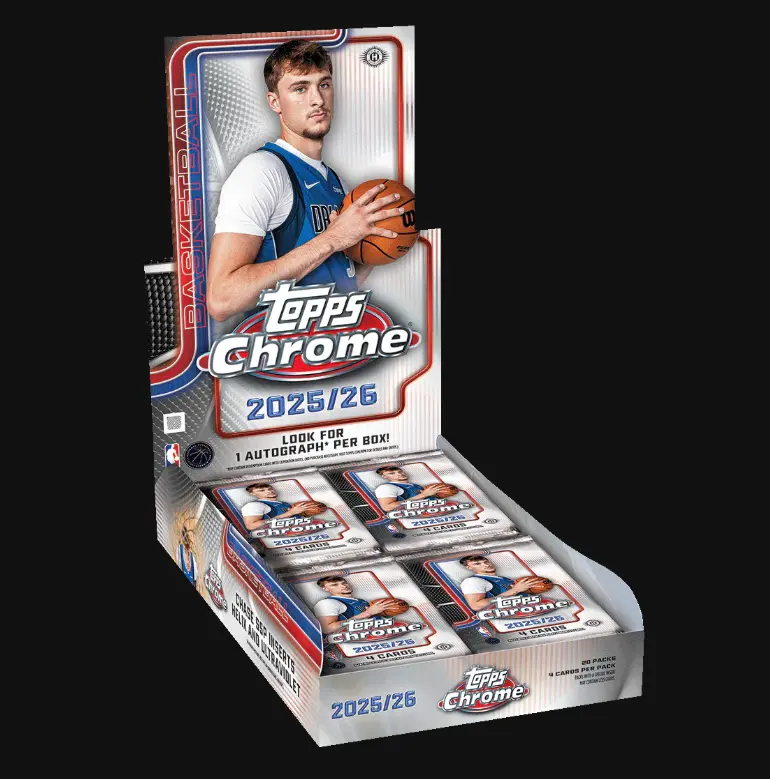 2025 Topps Chrome Basketball Hobby Box